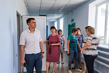 В Беловской школе Сакмарского района обновили спортзал